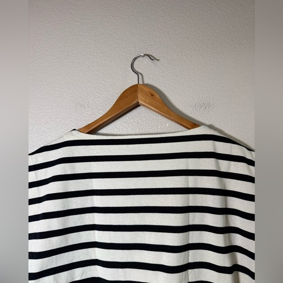 NWT J.Crew Boatneck muscle T-shirt in Carter stripe mariner cotton Small - Picture 7 of 11